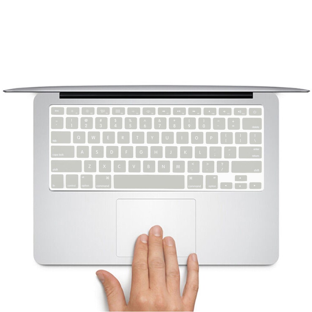 Laptop Keyboard Cover for Macbook Air 13 Inch A1369 A1466 A1342 / Pro 13" A1278 A1425 A1502/ Pro 15 InchA1286 A1398 Soft Silicon: Grey