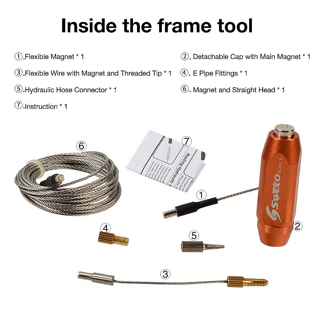 Bicycle Internal Cable Routing Tool Bike Wiring Tools Frame Shift Hydraulic Wire Shifter Cable Guide Install Biking Repair Tools