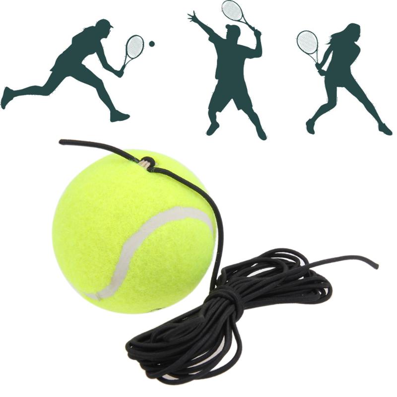 Rubber Wollen Tennis Ballen Trainer Tennisbal Met String