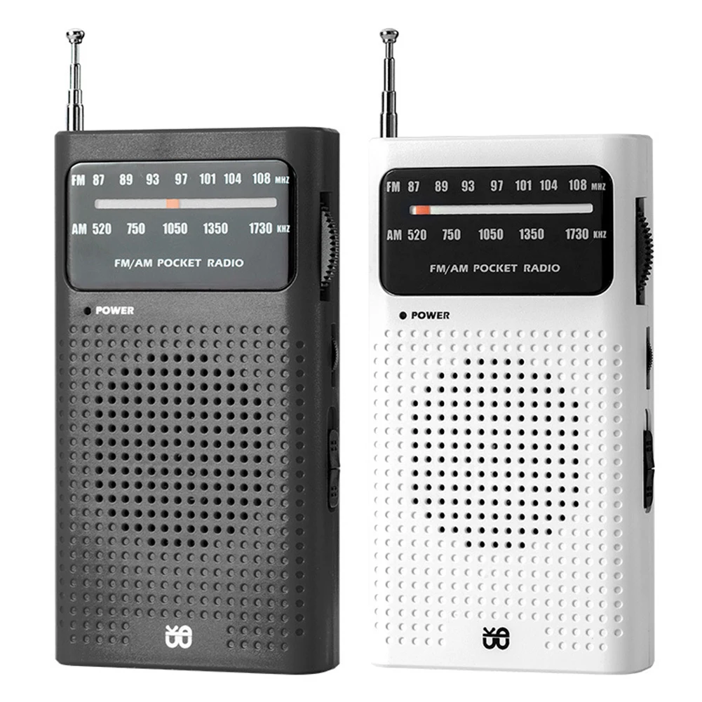 Full Band AM FM Radio Battery Powered 3.5mm AUX Portable Pointer Radio HIFI Analog Radio Best Reception Pocket Radio for Elderly