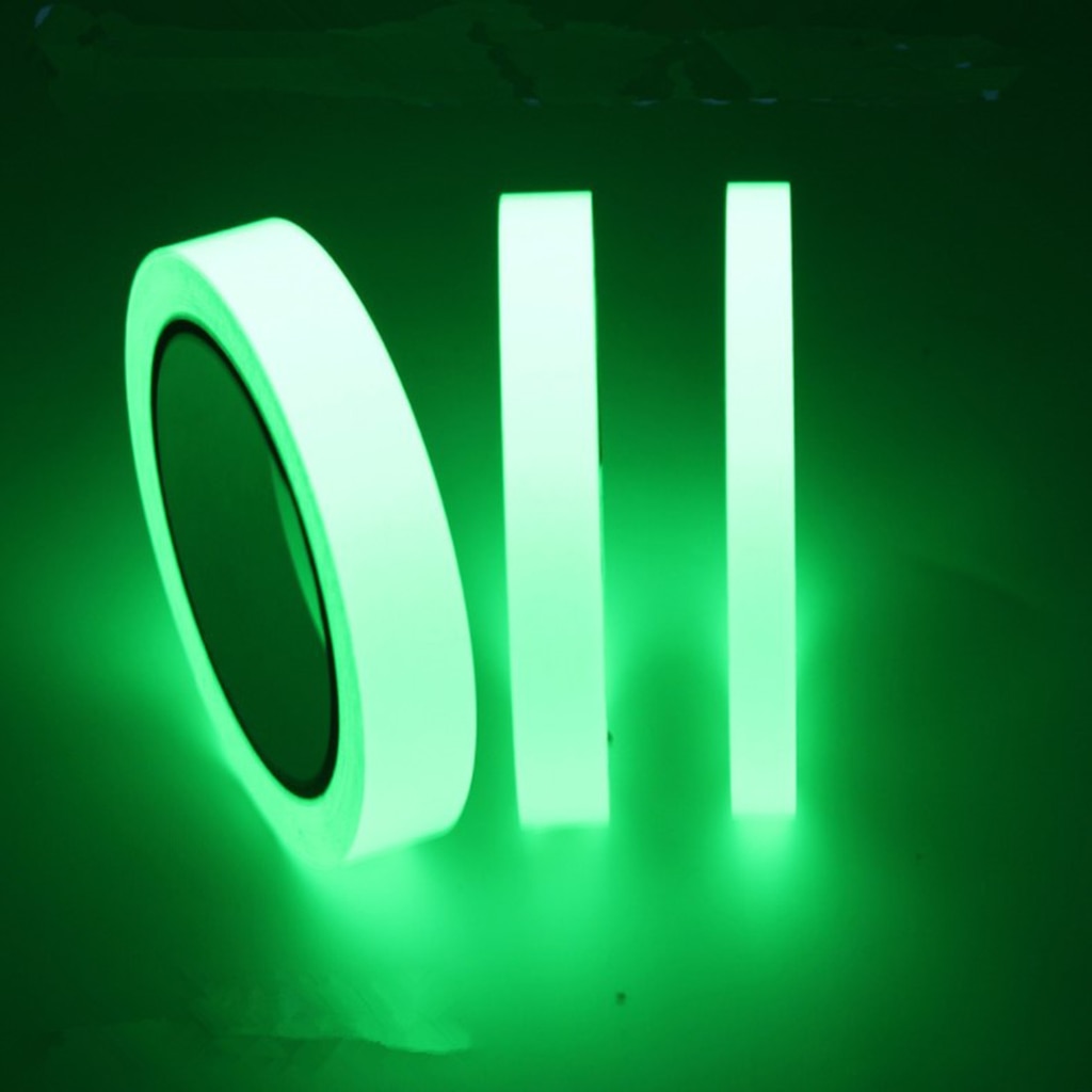 5 Rolls Glow In The Dark Plakband Zelfklevende Lichtgevende Veiligheid Sticker