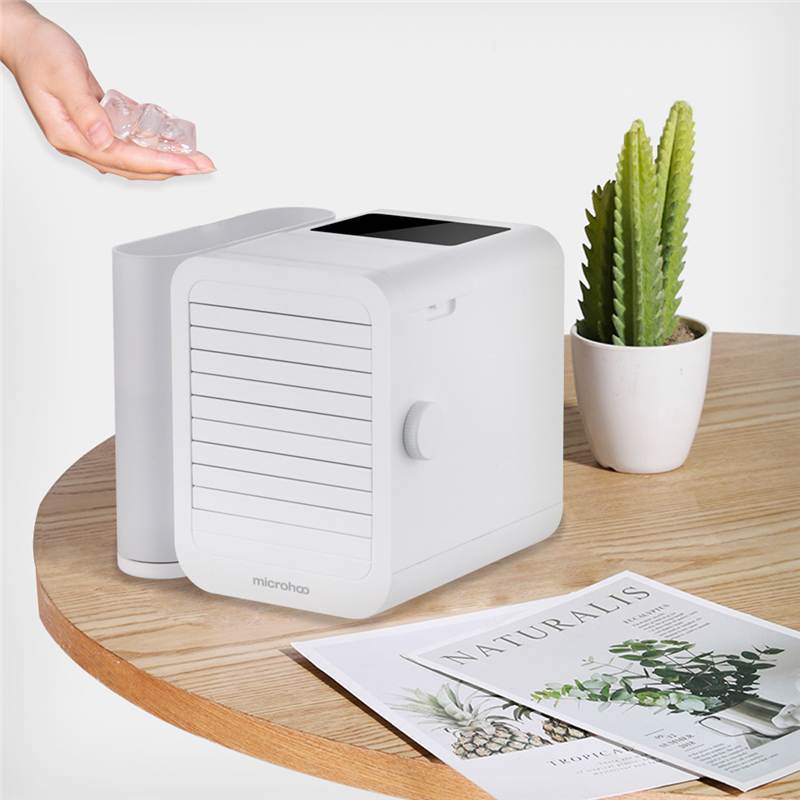 Le plus Xiaomi Microhoo 3 en 1 Mini climatiseur ventilateur de refroidissement par eau écran tactile synchronisation Artic refroidisseur humidificateur ventilateur sans lame