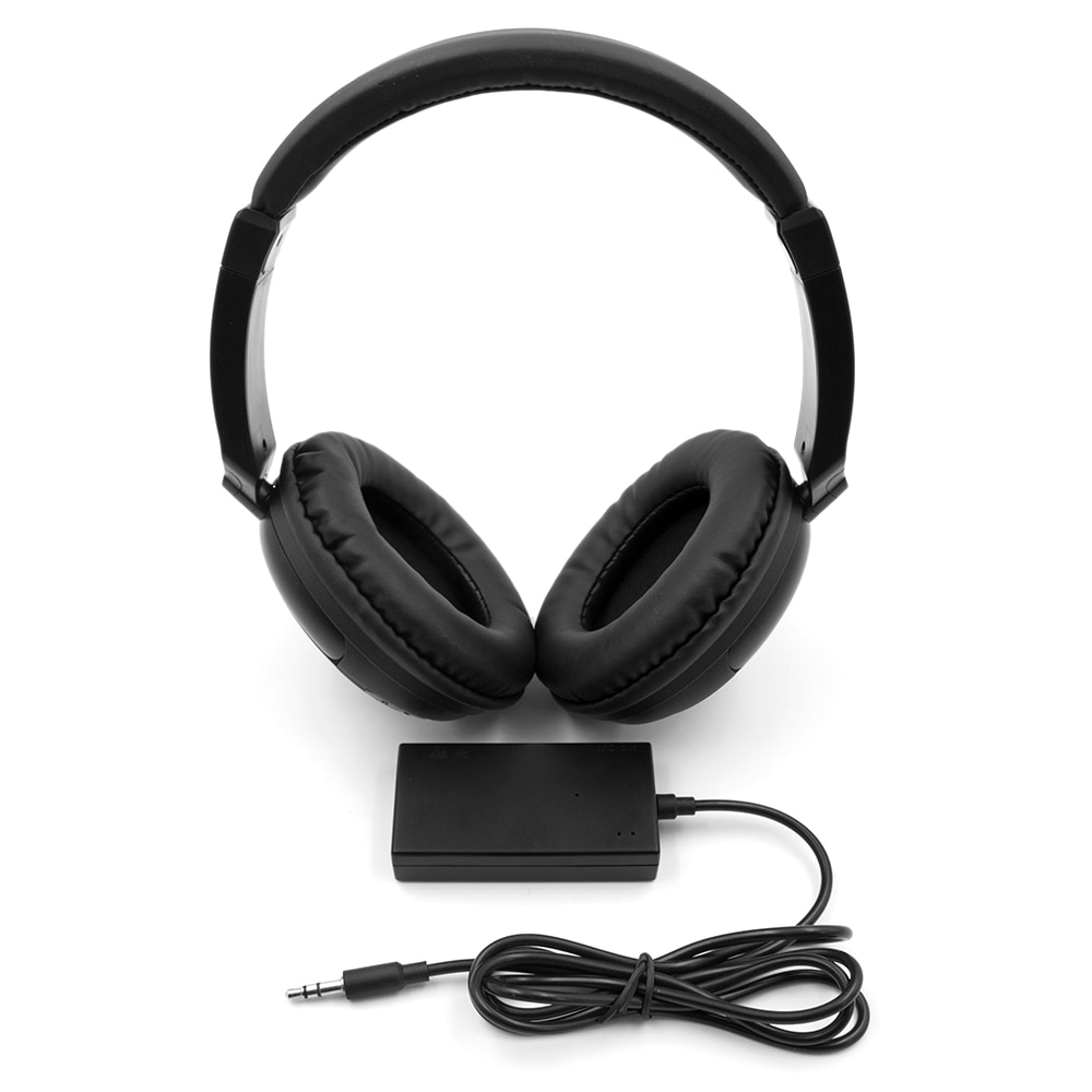 Fm Draadloze Hoofdtelefoon 3.5 Mm Bedrade Headsets Over-Ear Muziek Koptelefoon Aux Zender W/Mic Fm Radio Voor tv Pc Telefoons MP3 Speler