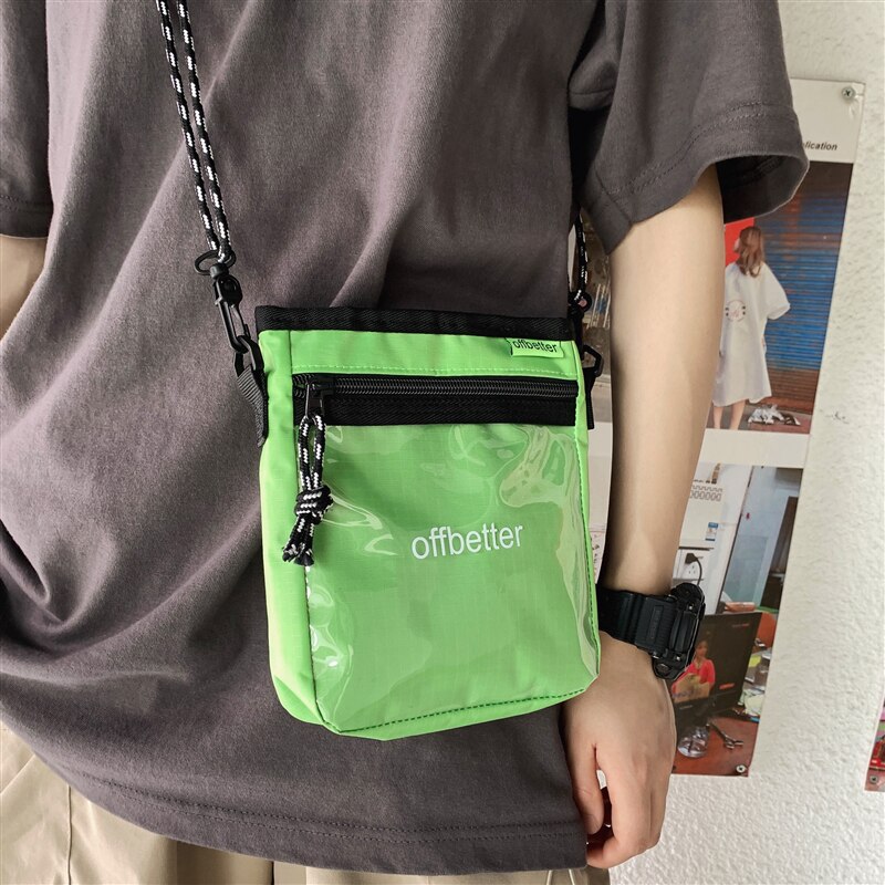 Originele Kleine Tas Crossbody Tas Mobiele Telefoon Tas Toevallige Functionele Wind Crossbody Tas Hip Hop Schouder tas