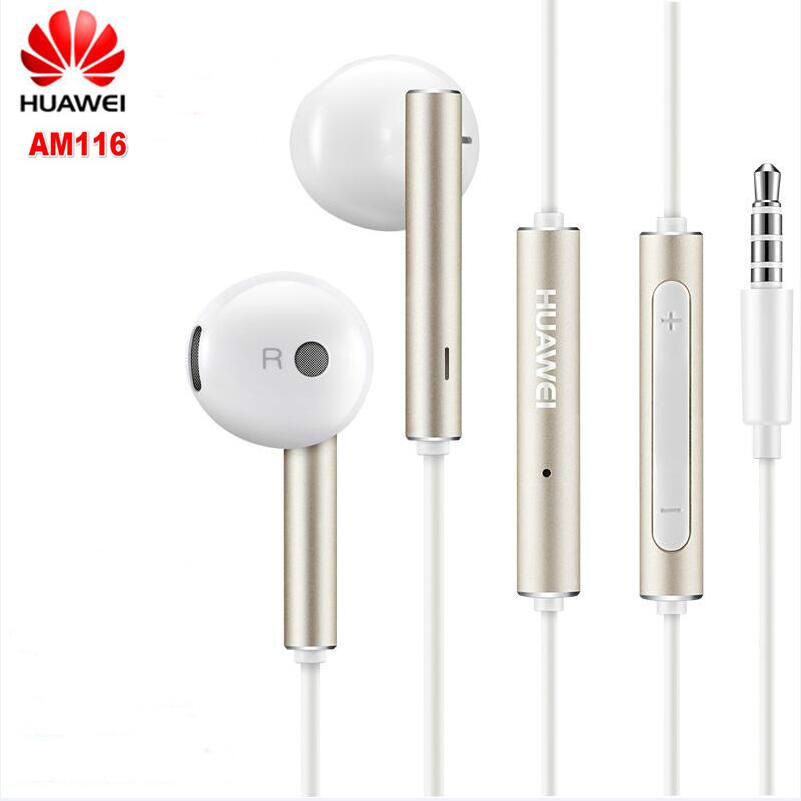 Huawei-auriculares Honor AM115 originales, cascos con conector de 3,5mm, con cable, para Huawei P10, P9, P8, Mate9, Honor 8