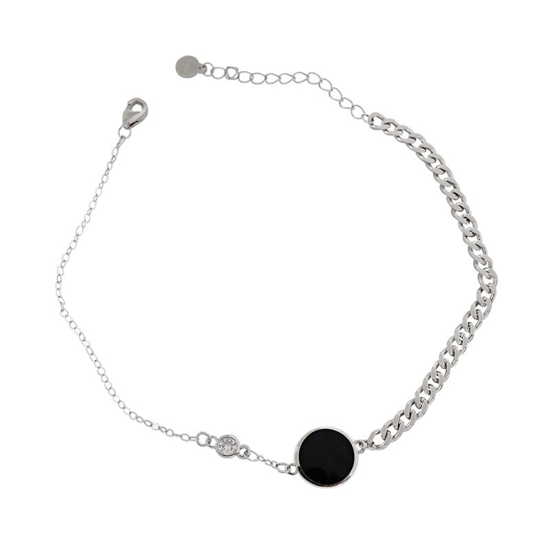 SHANICE 925 Sterling Silber Armbänder CZ Fuß Schmuck kubanisch Verknüpfung Kette klobig Fußkettchen Für Frauen Mädchen Strand Zubehör