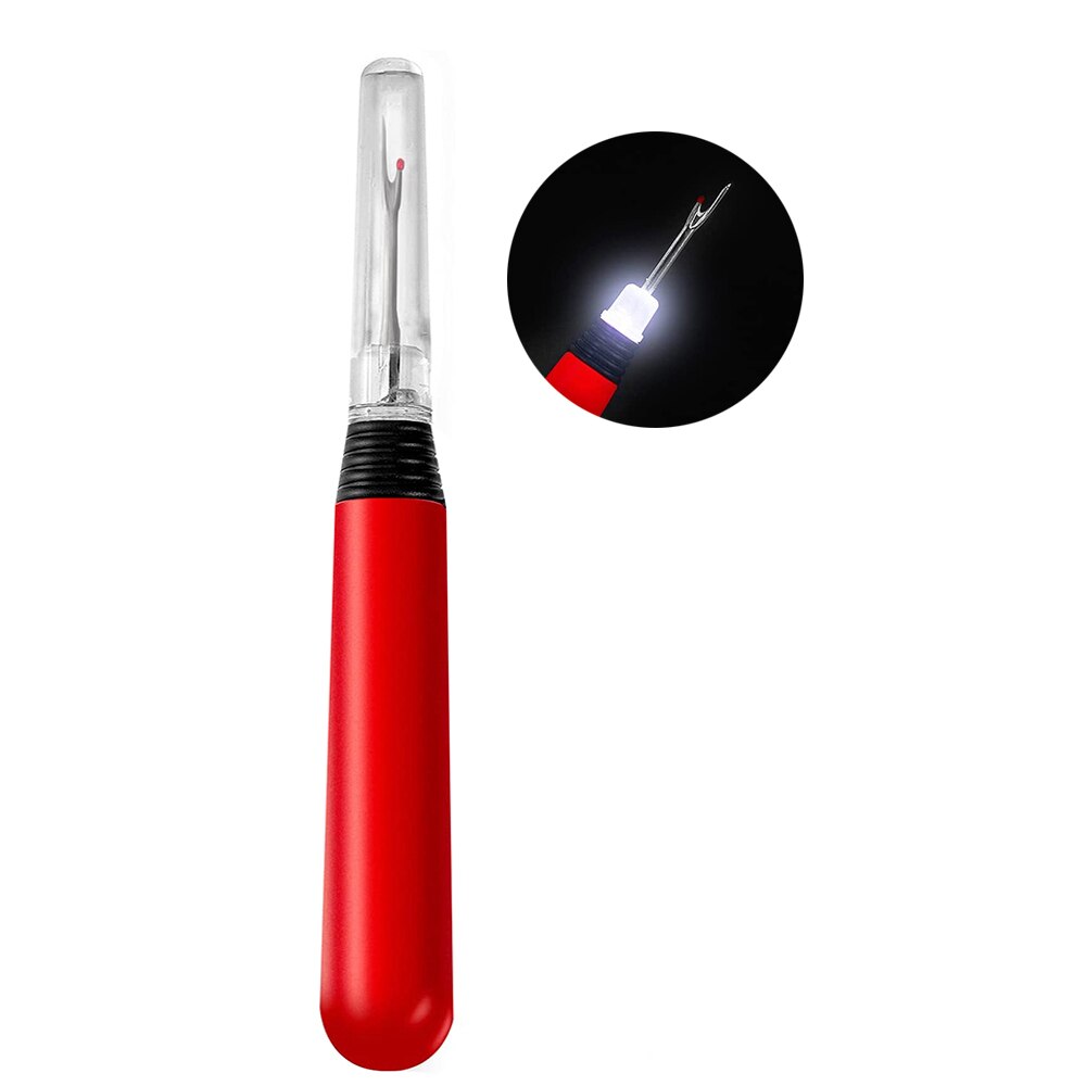 1/2/3Pcs Seam Ripper Tools with Light Handy Stitch Removal Tool Sewing Thread Remover Cutter Stitch Opener for Sewing Crafting: D
