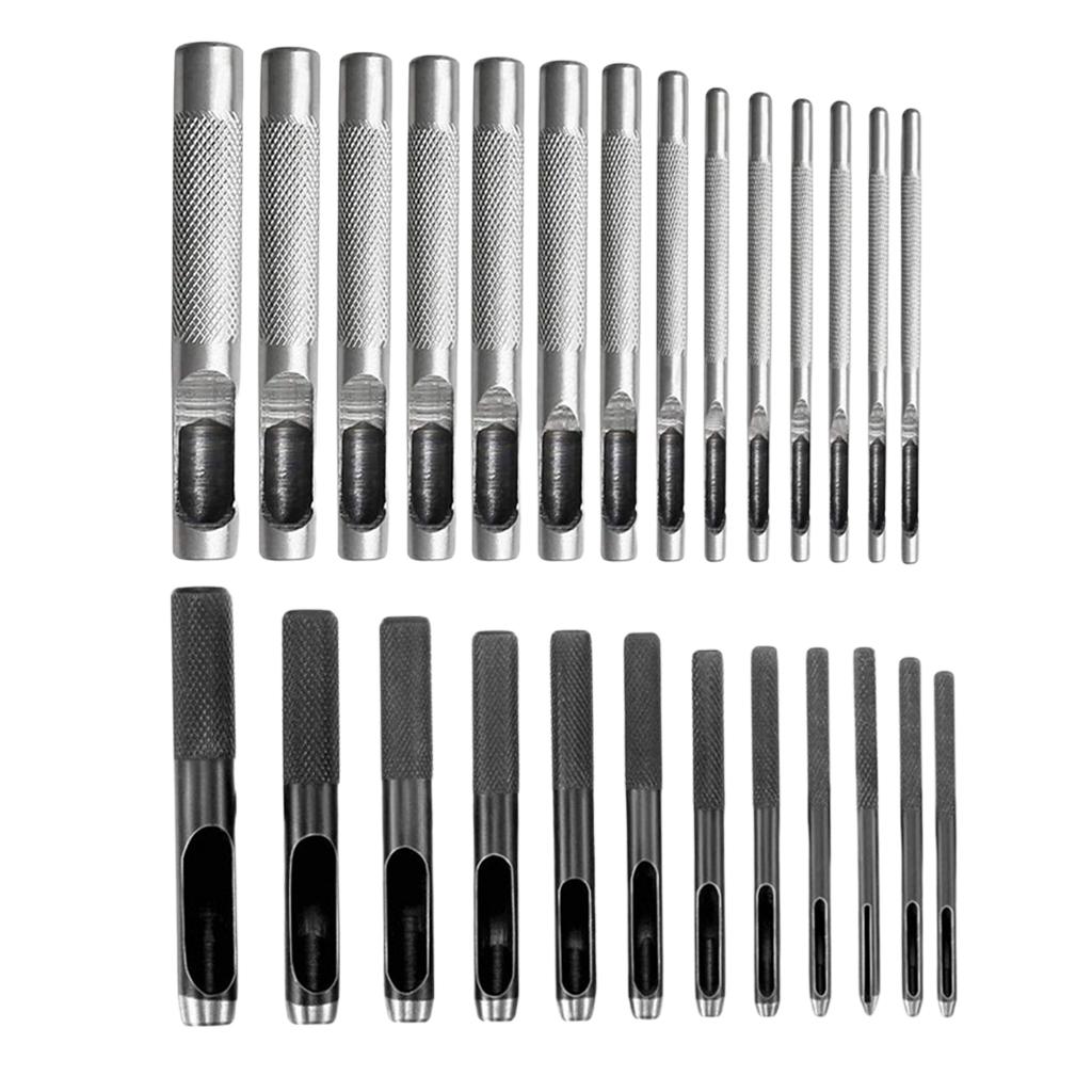 Steel Leather Hole Punch Round Hole Punch Cutter Leather Punch Tool for Gasket Belt