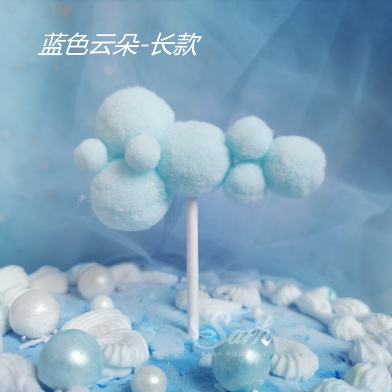 Blue Elephant Star Squirrel Cake Topper for Wedding Decoration Birthday Baby Shower Supplies Valentines Fairy Baking Love: 3pc blue B