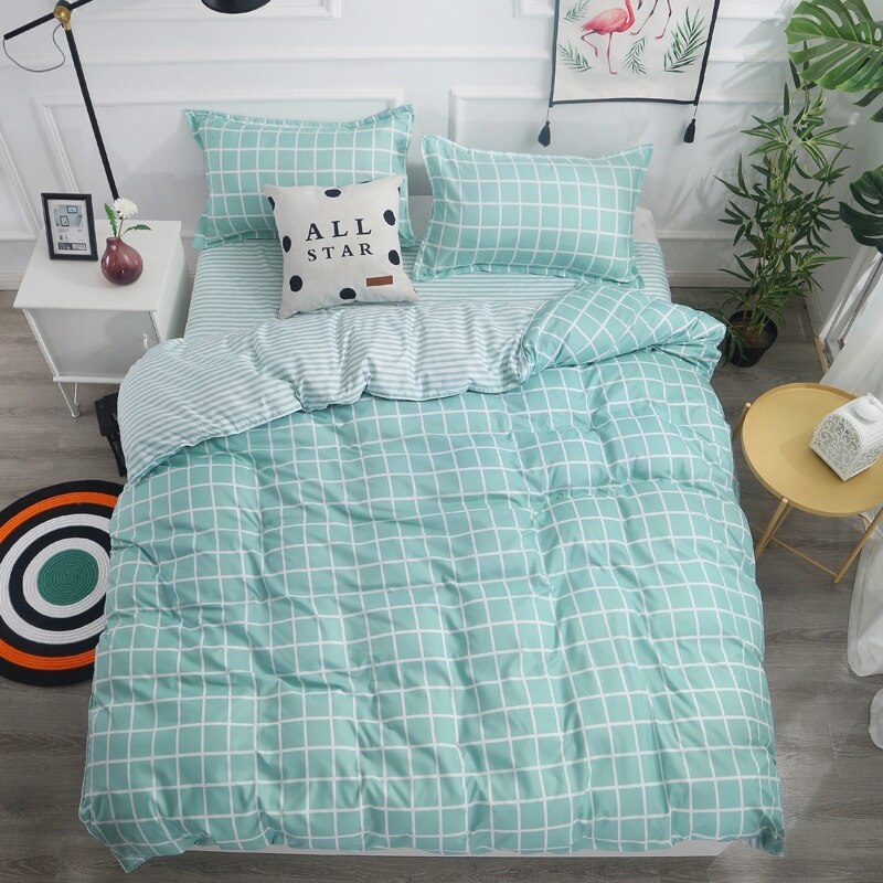 Yaapeet home tekstil plaid dynebetræk plaid print dynebetræk 150*200cm,180*220cm,200*230cm,220*240cm sengetøj uden pudebetræk: B / 200 x 230cm