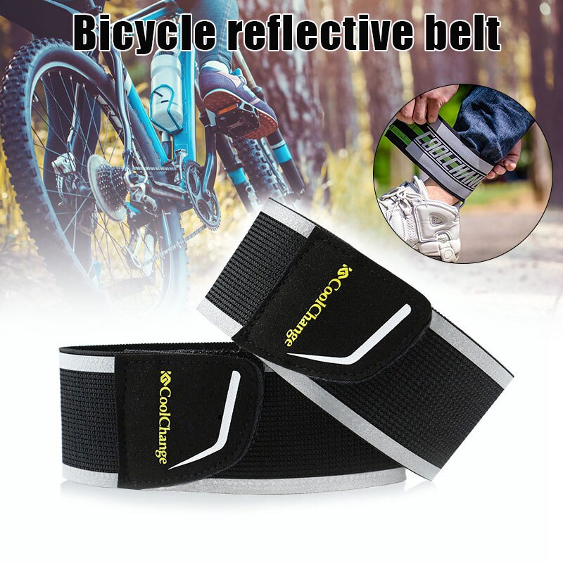 4Pcs Reflecterende Bands Voor Been Arm Hoge Zichtbaarheid Running Gear Reflecterende Riem Polsbandjes Bandjes Voor Hardlopen Fietsen B2C