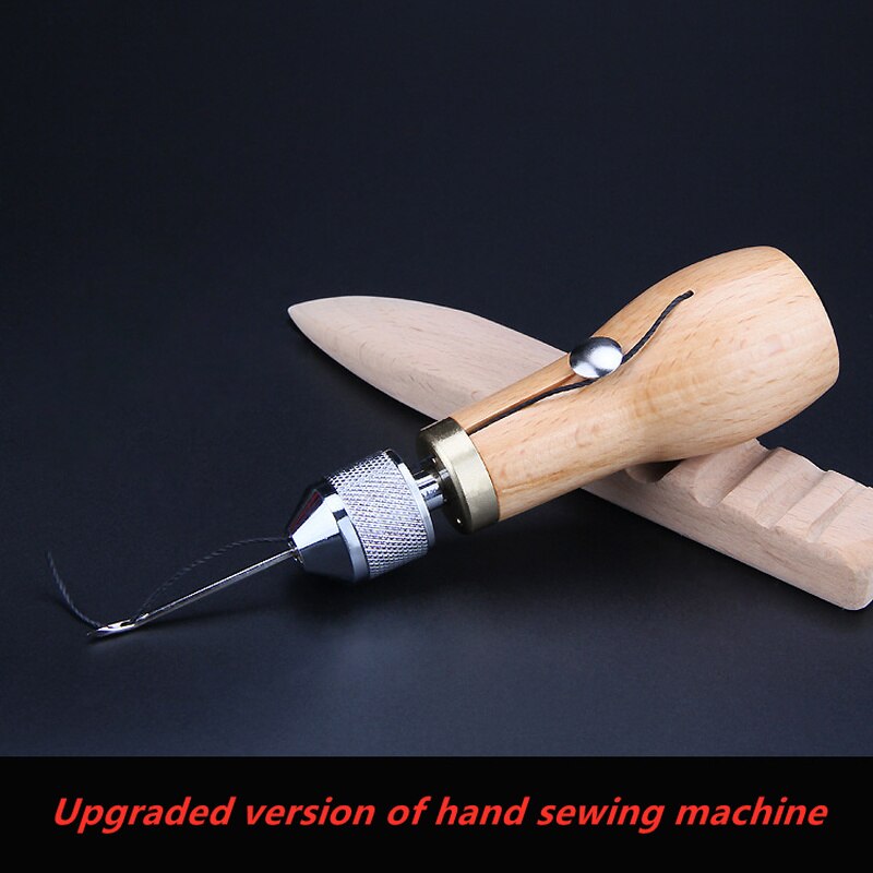 DIY Leather craft sewing machine diy sewing kits Leather Craft Stitching Hand Sewing Tool Set for beginner Shoemaker Tools