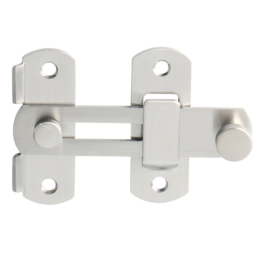Alise SUS 304 Stainless Steel Flip Latch Gate Latches Door Lock Bar Latch for Windows Sliding Door Garden Guardrails Pet Doors: Brushed