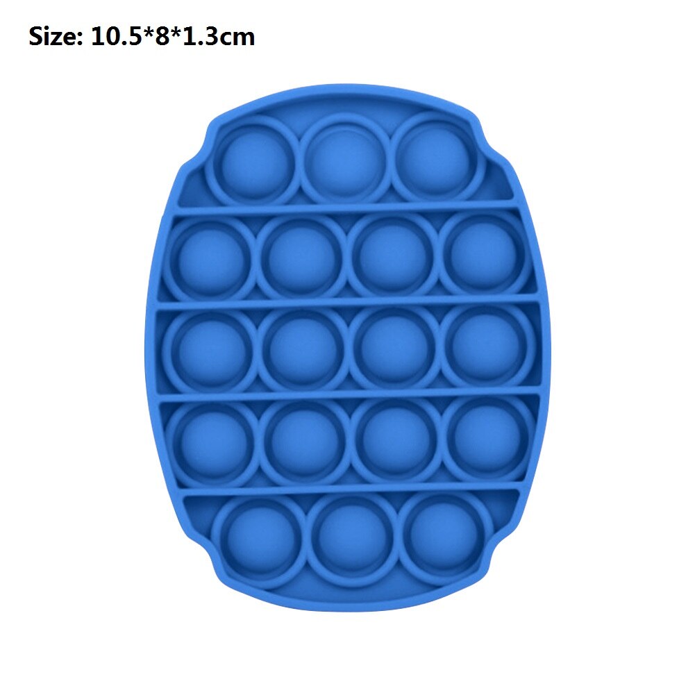 Push Blase Sensorischen Spielzeug Autismus Bedürfnisse Squishy Stressabbau Spielzeug Erwachsene Kind Lustige Anti-stress Zappeln: 11 ellipse