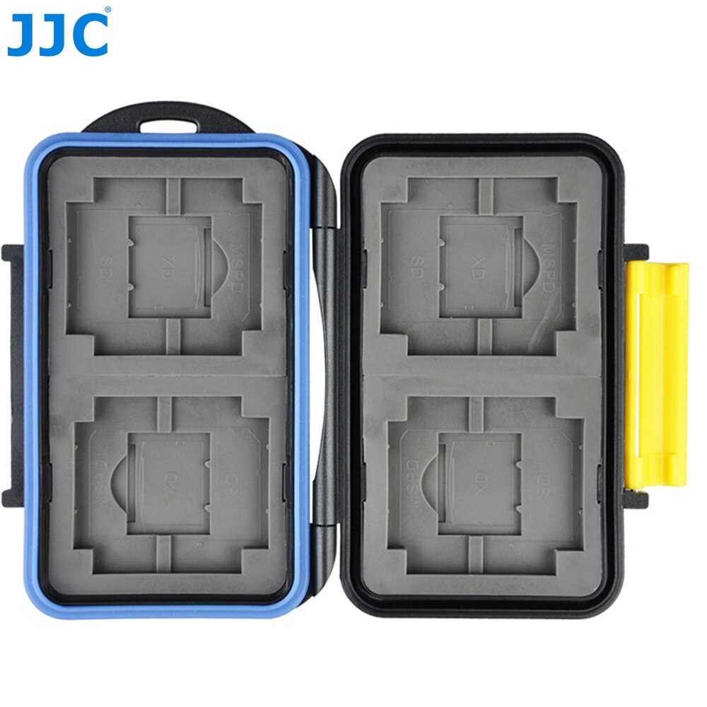 JJC almacenamiento 4 x CF, 4 x SD, 4 x XD, 4 x MemoryStick Pro tarjetas dúo compacto resistente al agua Cámara tarjeta de memoria funda