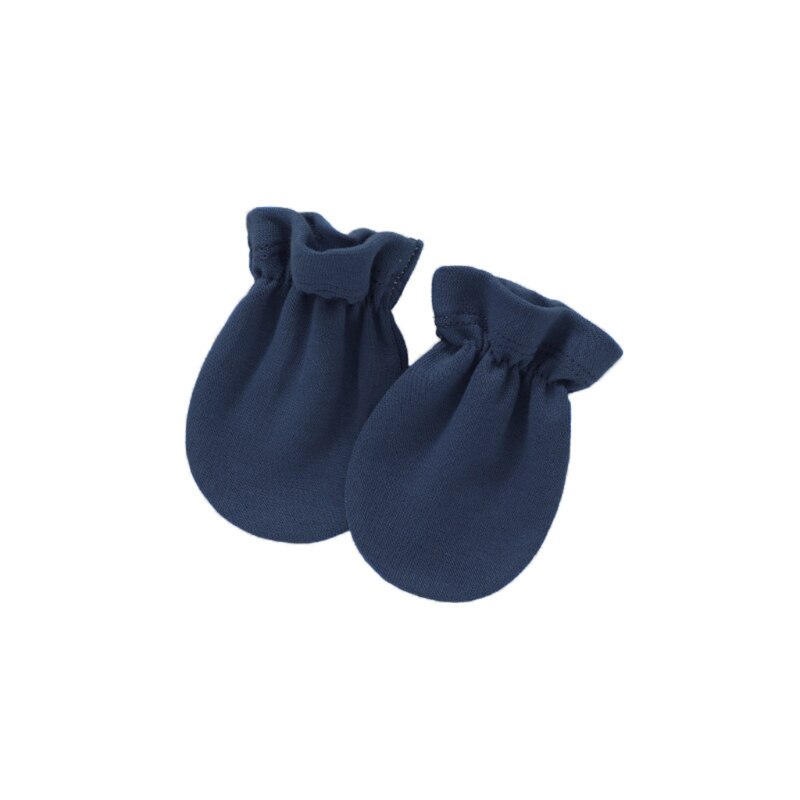 1 Paar Baby Anti Krassen Zachte Katoenen Handschoenen Pasgeboren Bescherming Gezicht Scratch Mittens Baby Handguard