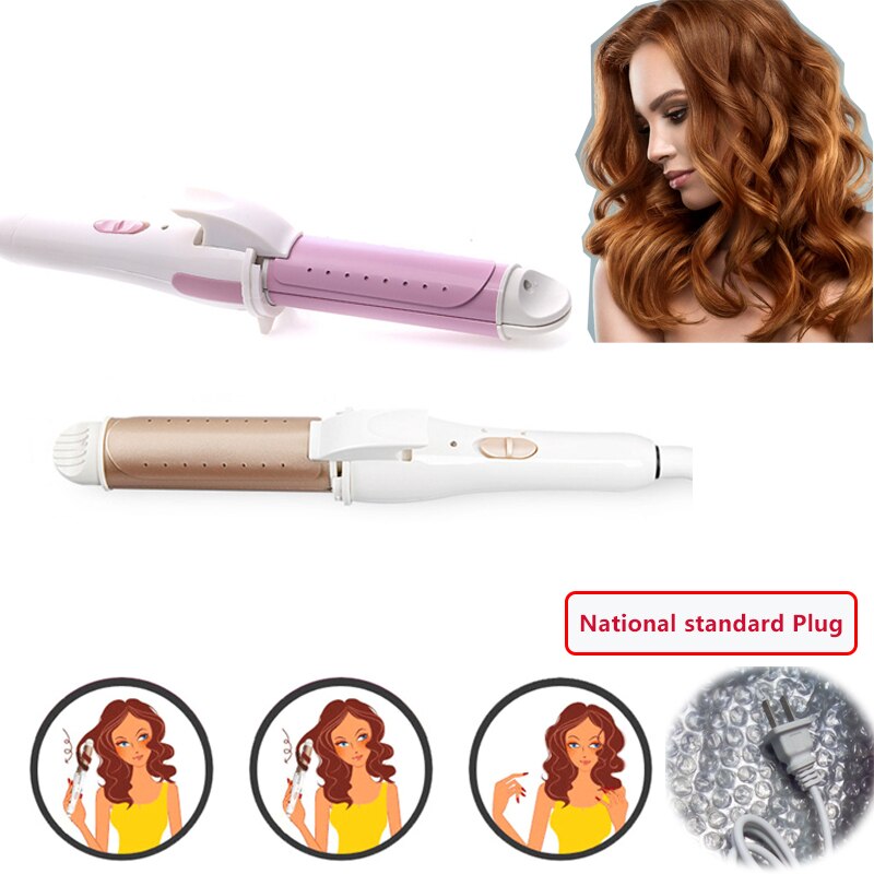 Electric Ceramic Curling Iron Hair Curler Lcd Curling Iron Roller Curls Wand Waver Styling Tools