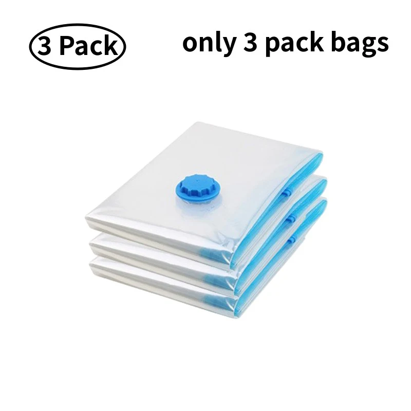 Vakuumförvaringspåsar för garderobsorganisatör vakuumförseglingspåse platsbesparande påsar för kläder kuddefilt resevakuumpåse paket: 3xl / Röd