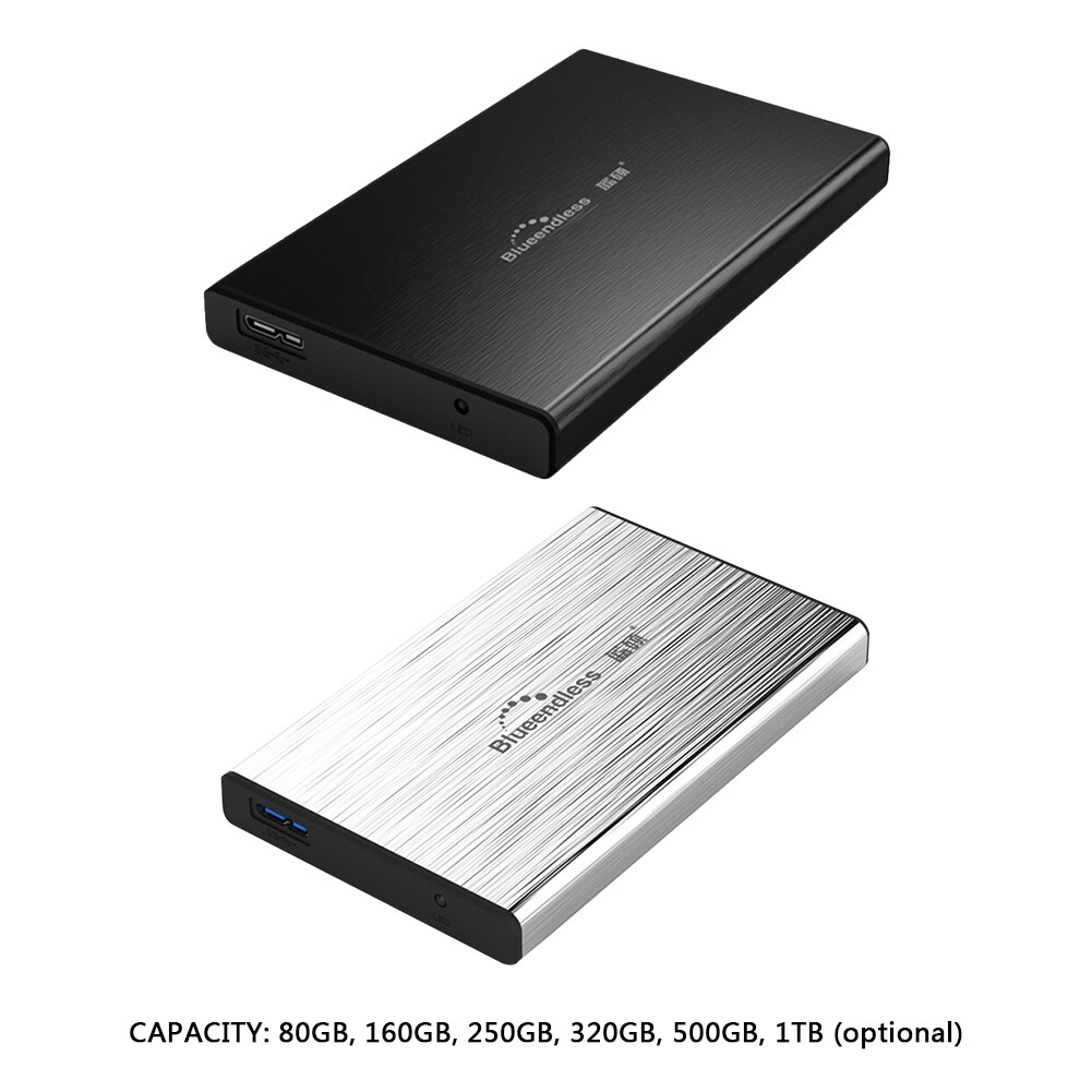 Classique blueinfinity 2.5 pouces disque dur externe USB3.0 HDD dispositif de stockage de mémoire Mobile pour ordinateur portable accessoires de téléphone fournitures