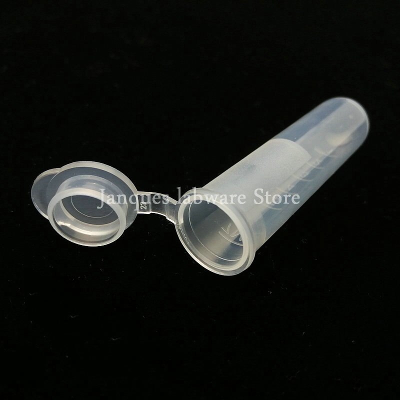 200Pcs 7Ml Plastic U-Type Bodem Centrifugebuis Met Afgestudeerd Lab Sample Cultuur Buis Met Cover