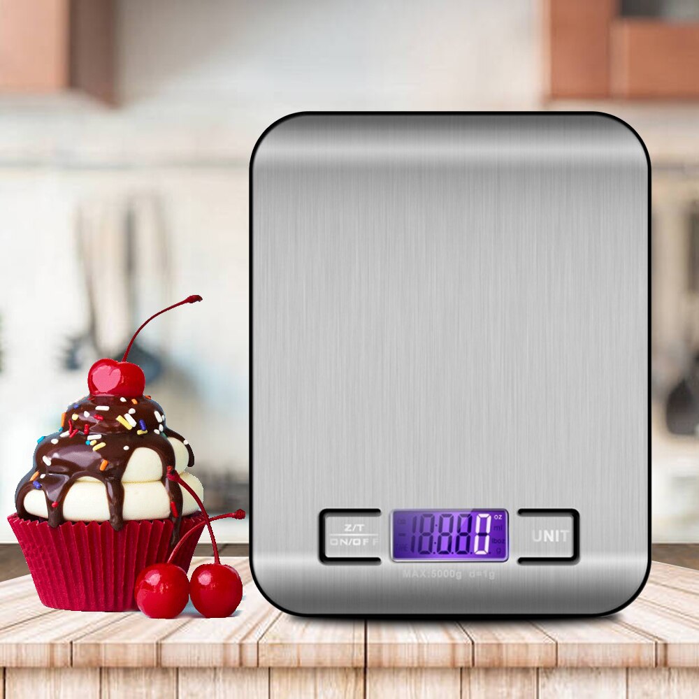 5kg/10kg Küche Skala Edelstahl Elektronische Waage Digitale Elektronische Waage Küche Wiegen Volumen Messung Werkzeug ^ 1