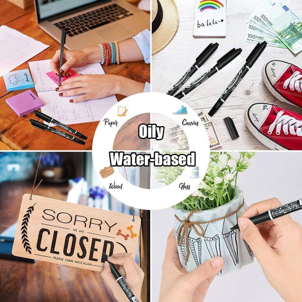 1 Pcs Hook Line Pen Pin Drawing Pen Fineliner Ultra Fine Line Art Marker Black Ink Drawing Pen Office School Tool