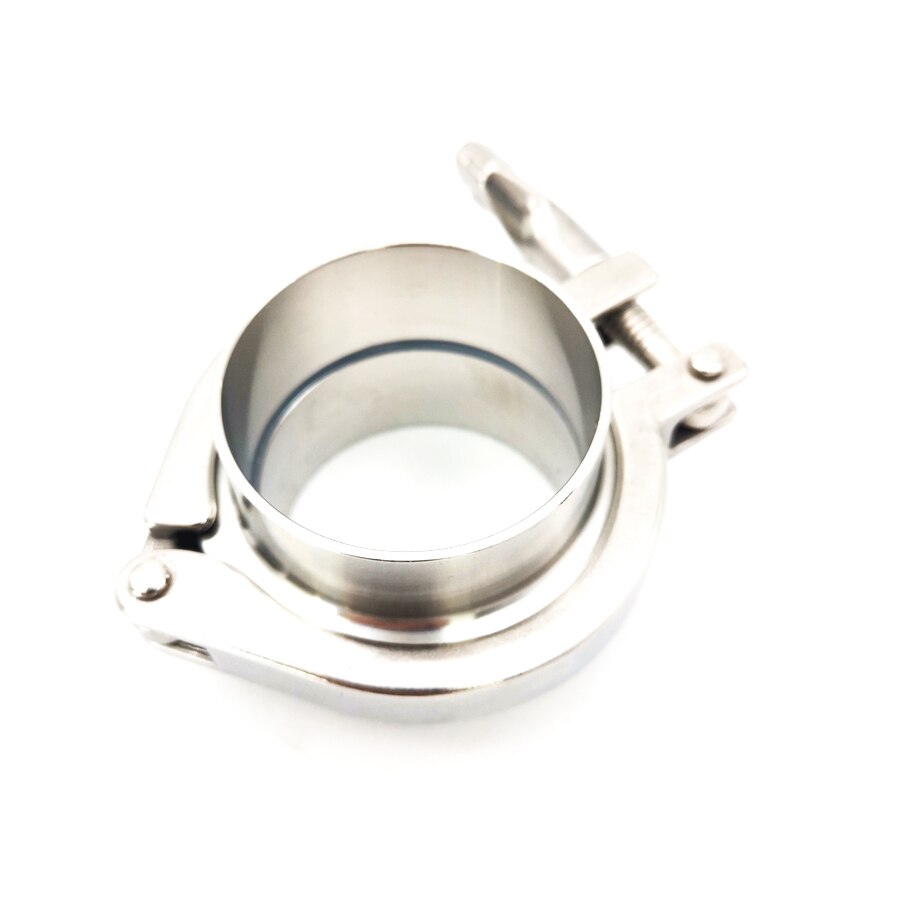 2'' 51mm Flange Pipe Weld Ferrule with Tri Clamp Gasket Stainless Steel Connector