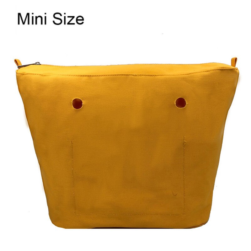 Mini Size Solid waterproof Insert Lining inserts for O bag Obag Mini Pocket women handbag accessories: Light Green Mini