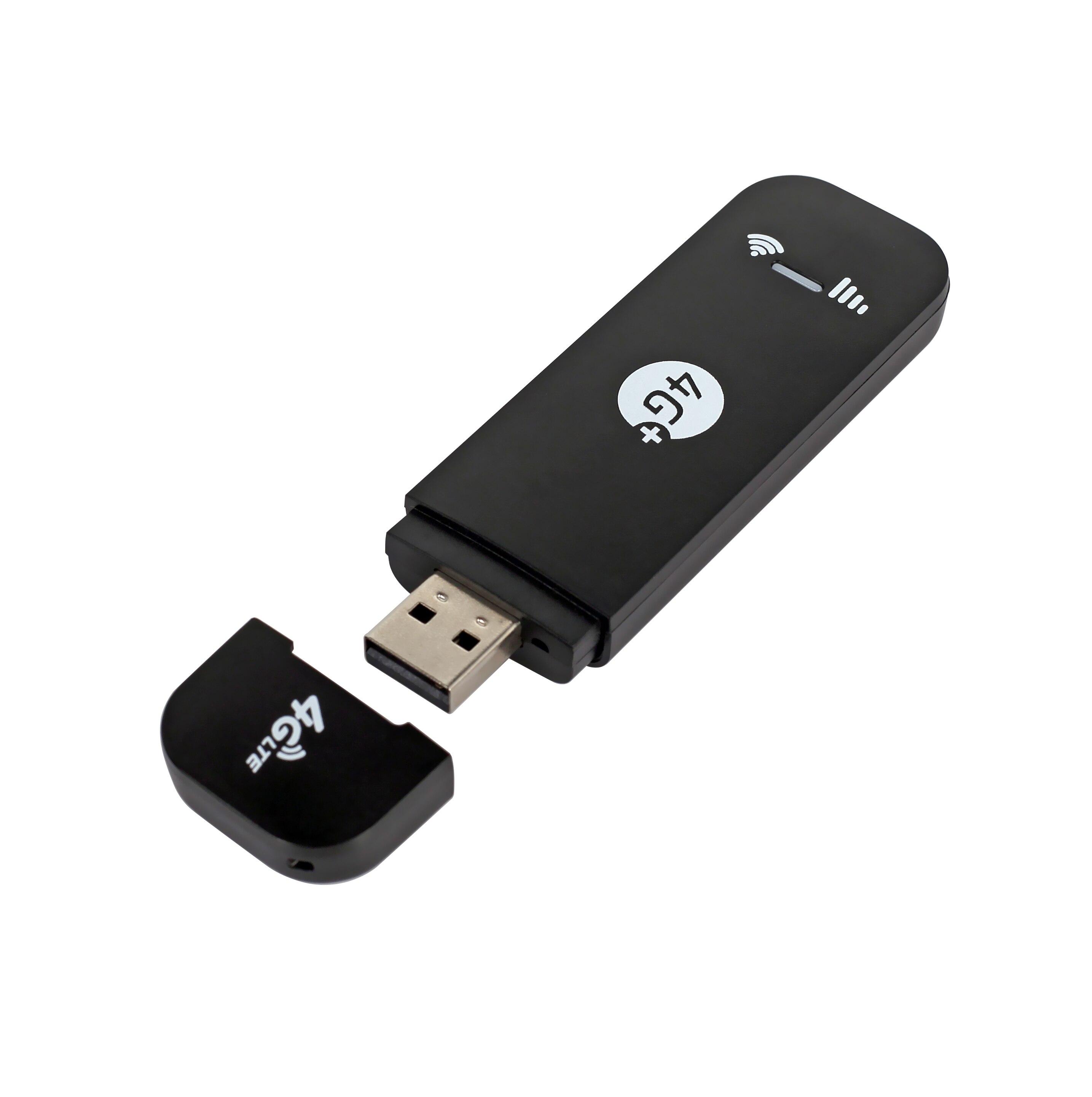 Unlocked USB 4G LTE Dongle, Mini Portable 4G Sim WiFi Hotspot Router with SIM Card Slot and TF Card Slot, Wireless Car Modem