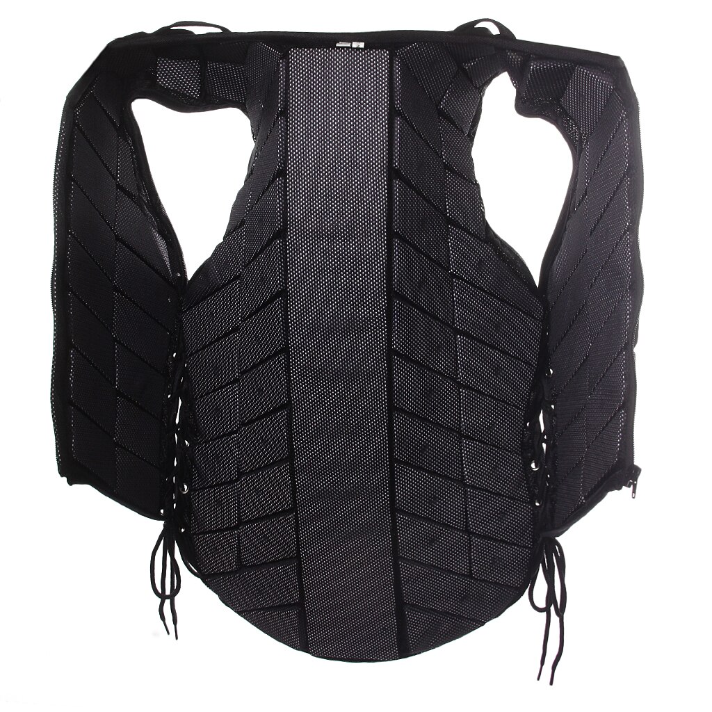 Safety Equestrian Horse Riding Vest Protective Body Protector Black Adult Sportswear Camping Hiking Accessories Shock Absorption