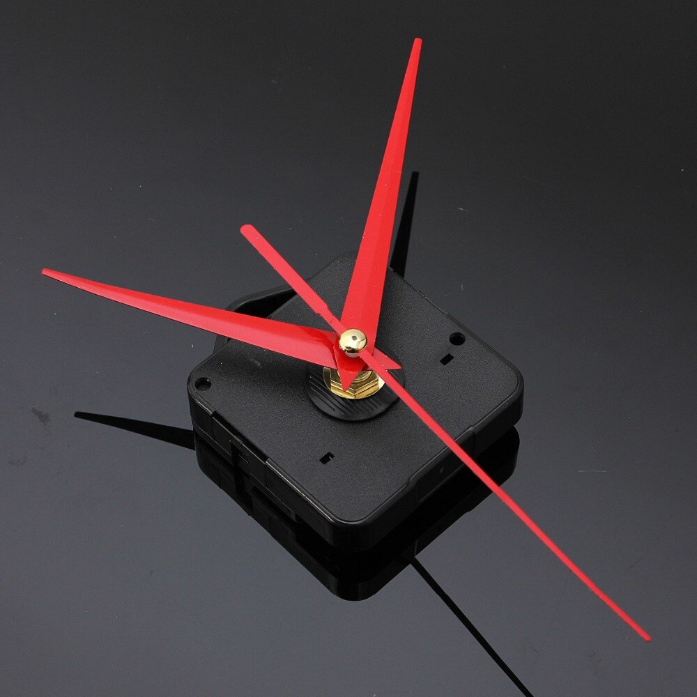 Horloge murale Triangle rouge bricolage | Mains, Quartz noir, horloge murale, mécanisme de mouvement, pièce de réparation,