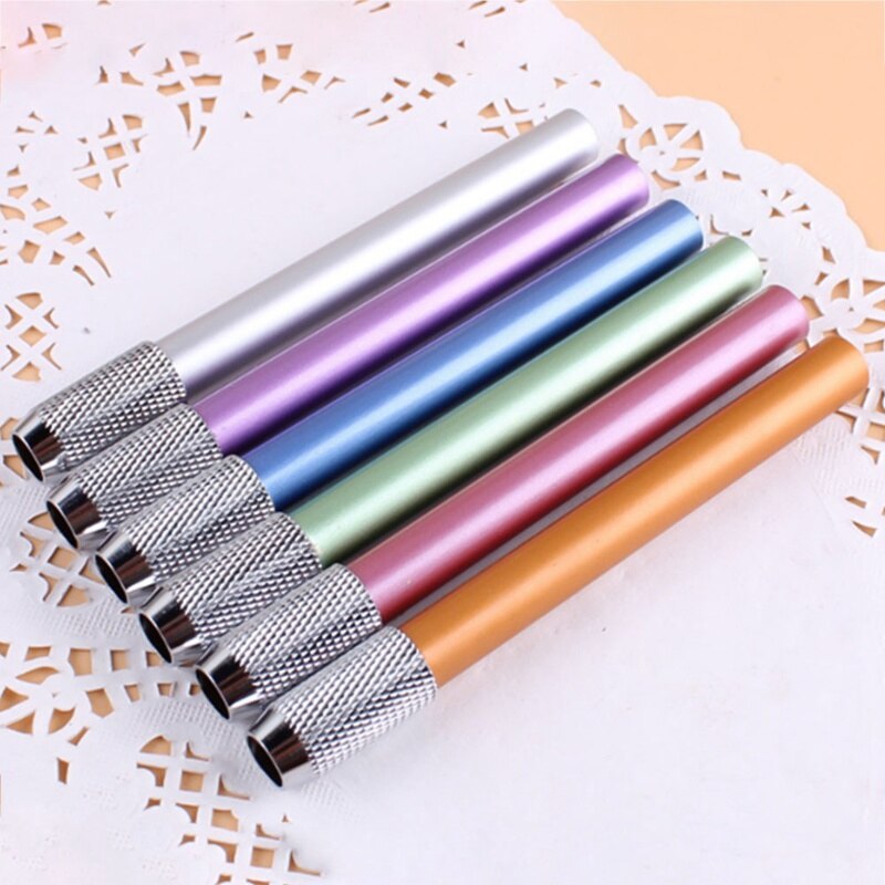 1Pcs Metalen Potlood Verlengd Extender Houder Multi Color Art Schets Potlood Lengthing Topper School Office Supply