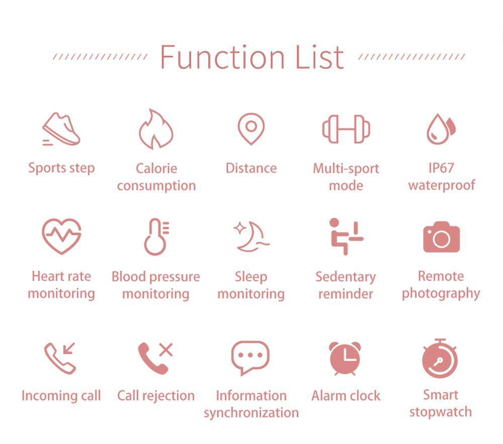 Ak15 slimme horloges voor dames, armband, pols, slimme horloge, hartslagmeter, wijzerplaat, selectie, gezondheid, slimme horloges voor ios en android