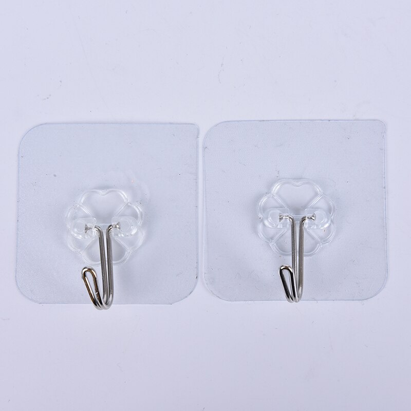 Colgador de ventosa transparente para cocina, baño, organizador de cocina, 1 unidad