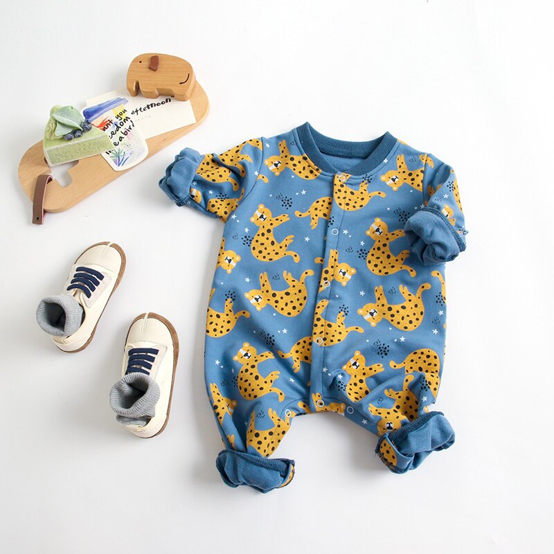 Pagliaccetti per neonati Melario Baby Boys Girls pagliaccetti a maniche lunghe Cartoon Infant tuta Baby Toddler Clothes