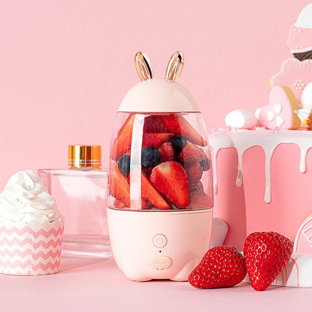 Mini kannettava sähköinen mehulinko suurella kapasiteetilla akulla kotitalouksien kevyt käytännöllinen mehupuristin kuppi ulos menevä mehulinko