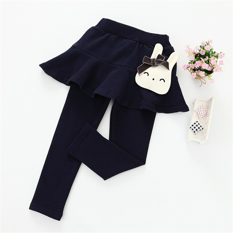 Schöne Baumwolle Mädchen Hosen Frühling Herbst Kinder Leggings 2-6Y Kinder Kleidung Warme Baby Mädchen Rock-hosen Bleistift Hose Hose