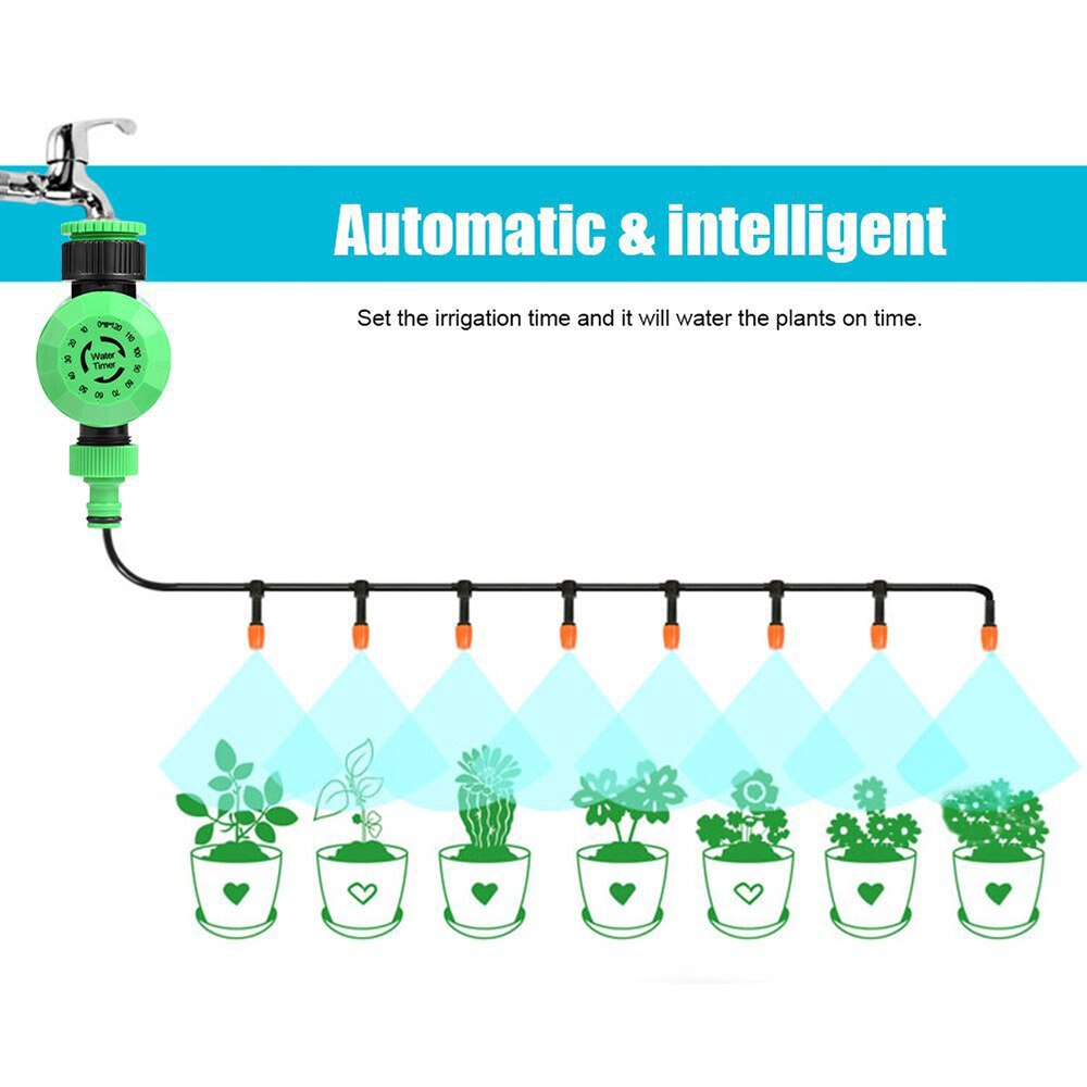 Automatic Water Timer Garden Irrigation Controller 5-120Minutes Timer Controller Water Timer Waterproof Garden Irrigation system