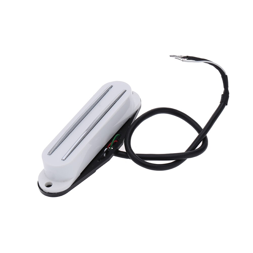 Lightweight and Dual Rail Single Coil Humbucker Pickup 4 Wire for Electric Guitar