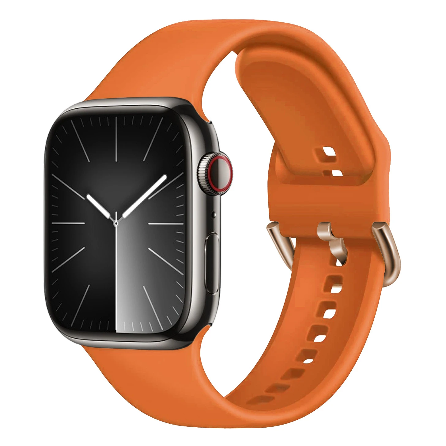 Bracelet en Silicone pour Apple Watch Ultra 2 49mm 10 9 8 7 46mm 45mm 41mm, boucle de couleur pour IWatch 6 5 4 3 SE 44mm 42mm 40mm