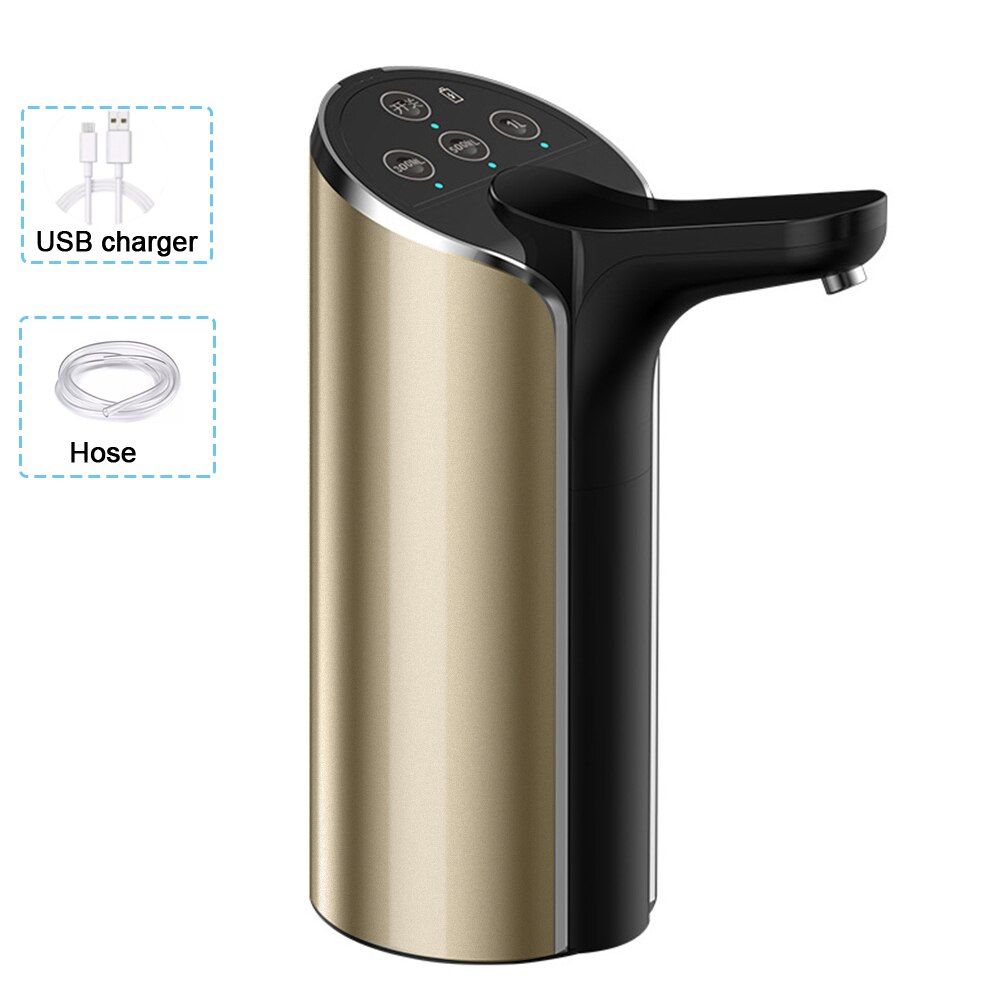 Water Bottle Pump Electric Water Dispenser Wireless Portable Electric Automatic Water Pump Bucket Bottle Dispenser: G234369