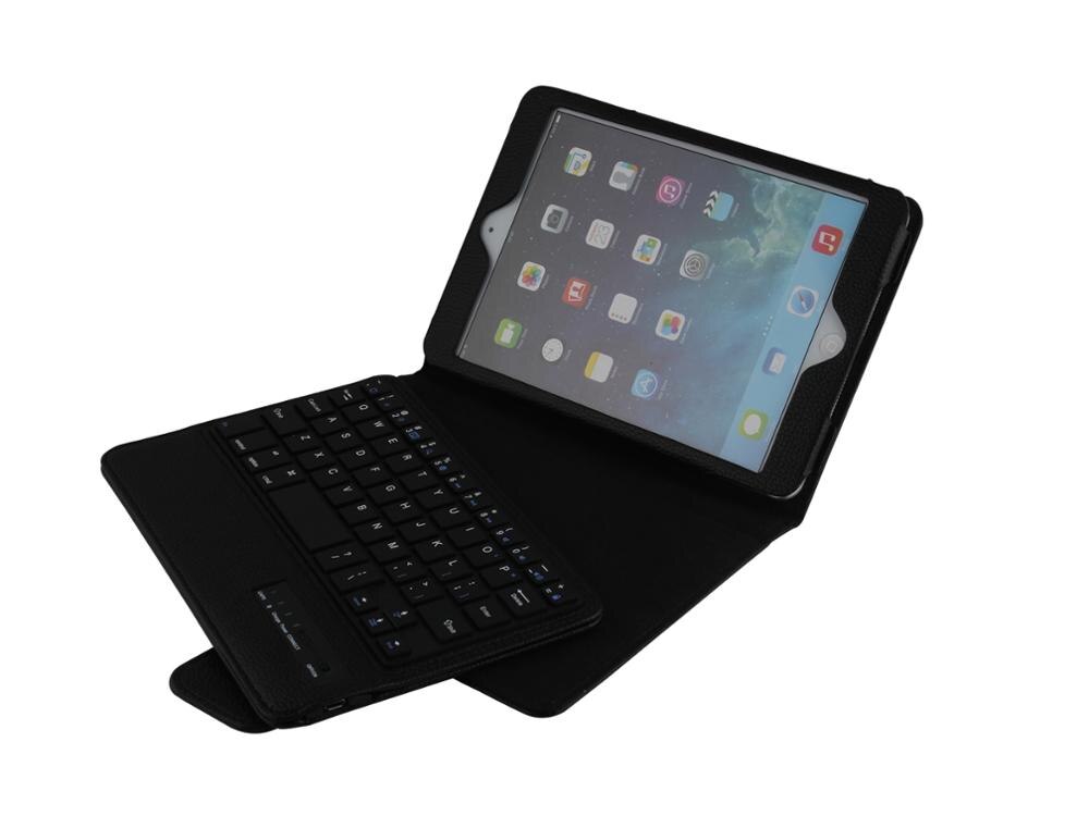 Drahtlose Bluetooth Tastatur Fall für ipad mini1 mini2 mini3 mini4 mini5 drahtlose tastatur mini7.9 &#39;litchi Leder abdeckung Tastatur: Black