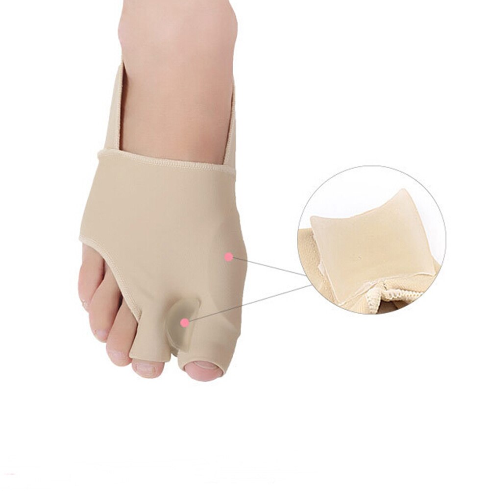 1 paar Toe Separator Hallux Valgus Bunion Corrector Orthesen Fuß Knochen Daumen Teller Korrektur Socke Haarglätter Brace 2 Größe