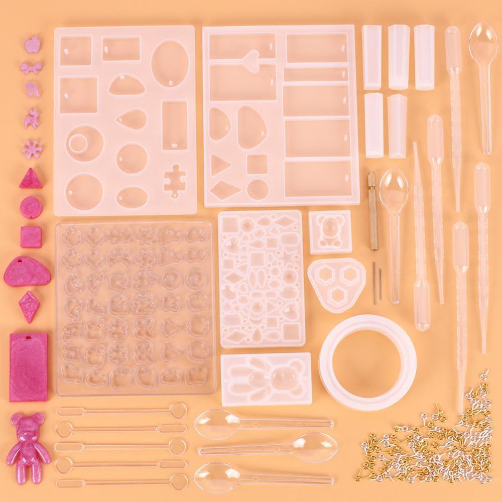 277 Piece Set DIY Crystal Epoxy Mold Jewelry Mold Tool Epoxy Mold Crystal Special Jewelry Tool Kit Mold Kit