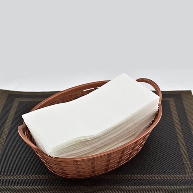 Papieren handdoek wegwerp stofvrij papieren servet zakdoek papieren doek luxe bar nachtclub enkele laag verdikking 30 * 431