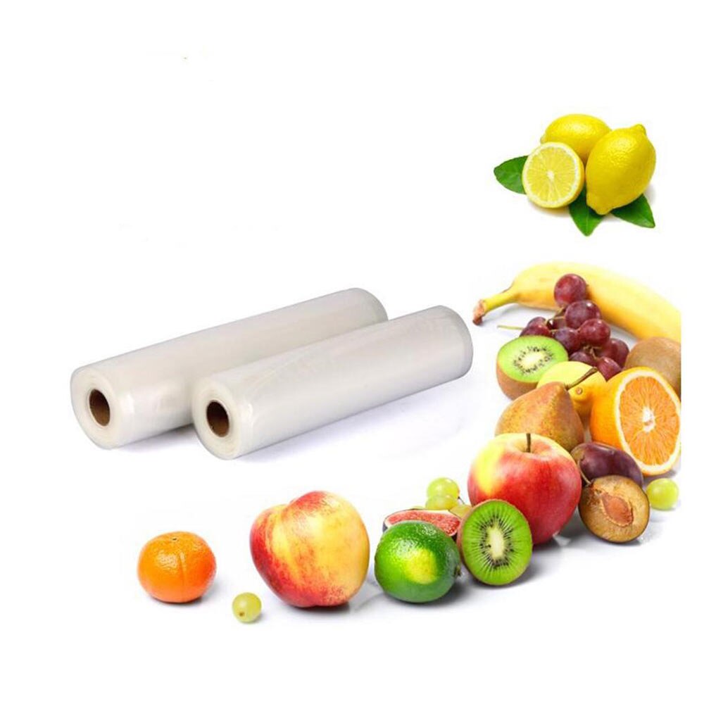 Food Storage Saver Bags Vacuum Plastic Roll Custom Size Bags For Kitchen Vacuum Sealer To Keep Food Fresh