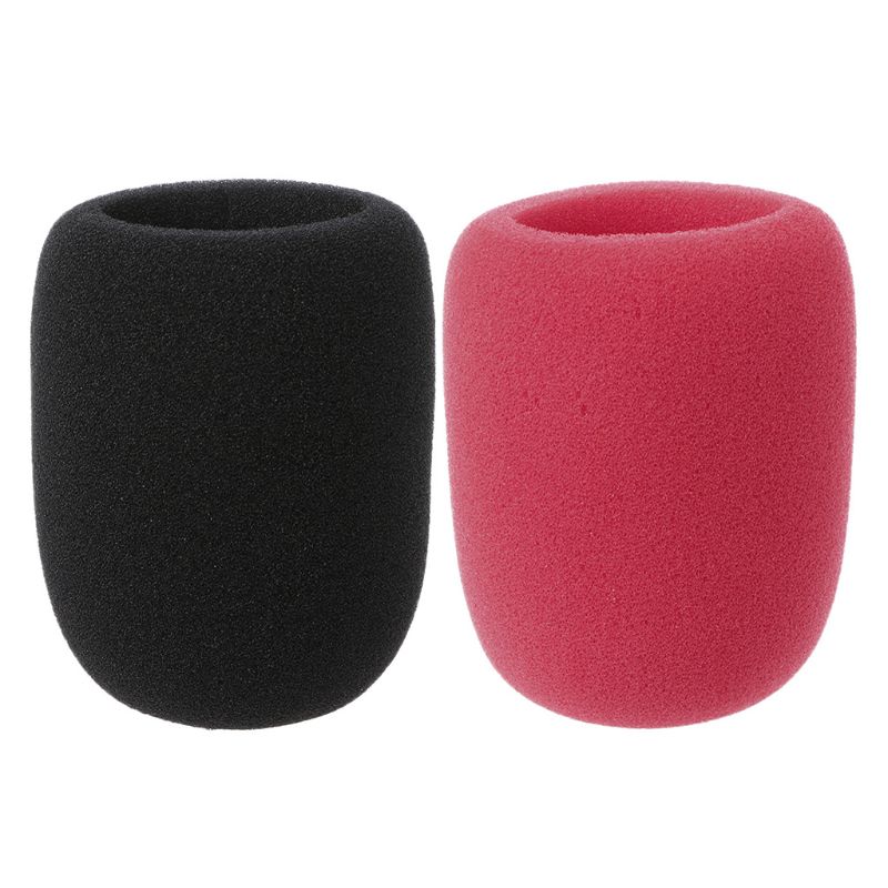 1PC Microphone Foam Thicken Mic Cover Sponge Studio WindScreen Protective Grill Shield Soft Microphone Cap qyh