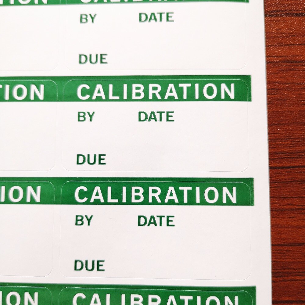 600 pcs/lot, 50x25mm CALIBRATION work stickers, Self-adhesive gloss paper label sticker, Item No. GU03