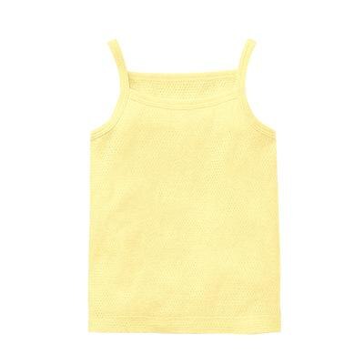 Mesh Baby Band Trui Katoen Vest Leuke Kinderen Jongen Meisje spelen Bottom Ondergoed Zomer Dunne Sectie Gat Pak Voor meisjes: yellow / 6m