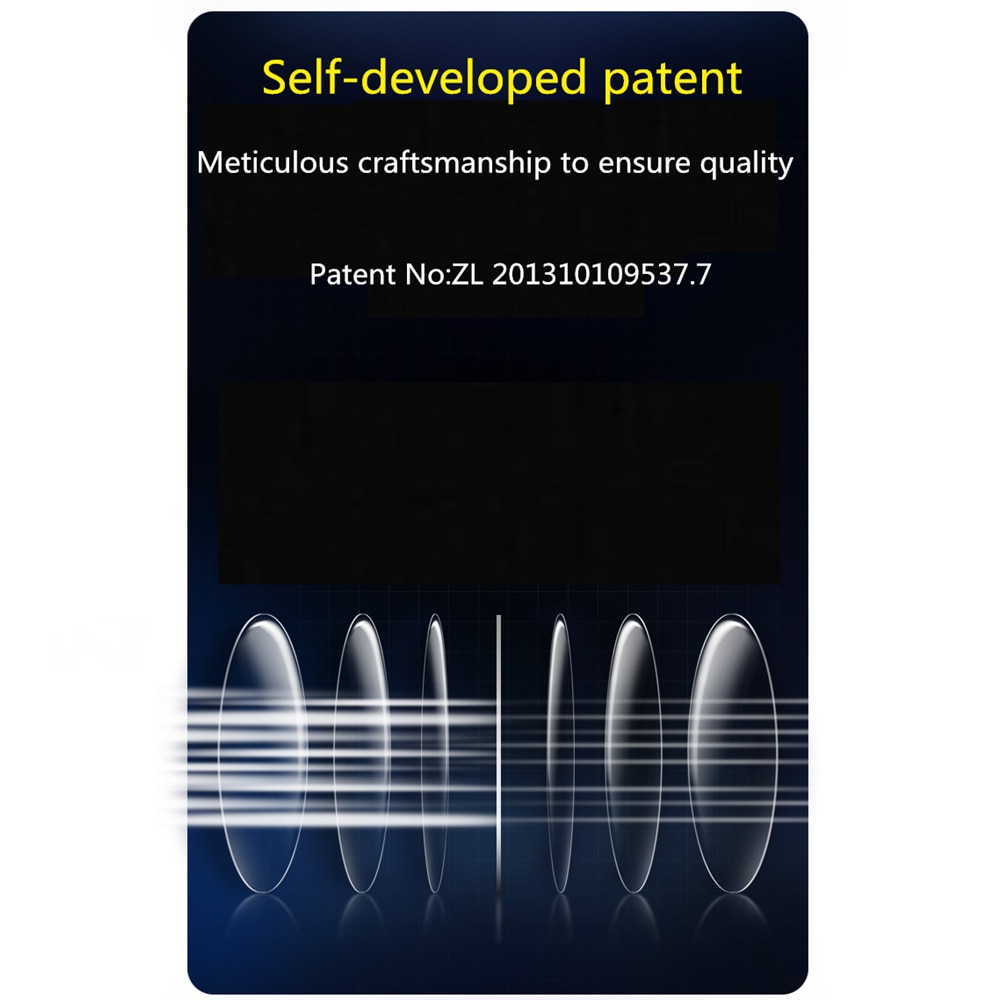 Lente de prescrição hd 1.56/1.61/1.67/1.74 resina asférica fina miopia óptica lenes dureza pesada super-resistente de MR-8 séries 4